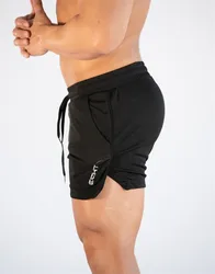 Men's Quick-Dry Athletic Compression Shorts - Gym, Sports, & Casual Wear - M (Black)
