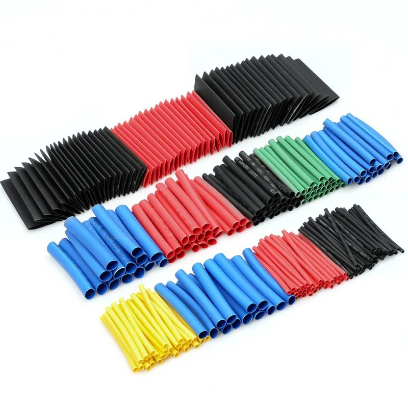 

560PCS Heat Shrink Splice 2:1 Electrical Wire Cable Wrap Assortment Electric Insulation Splice Terminal Kit With Box