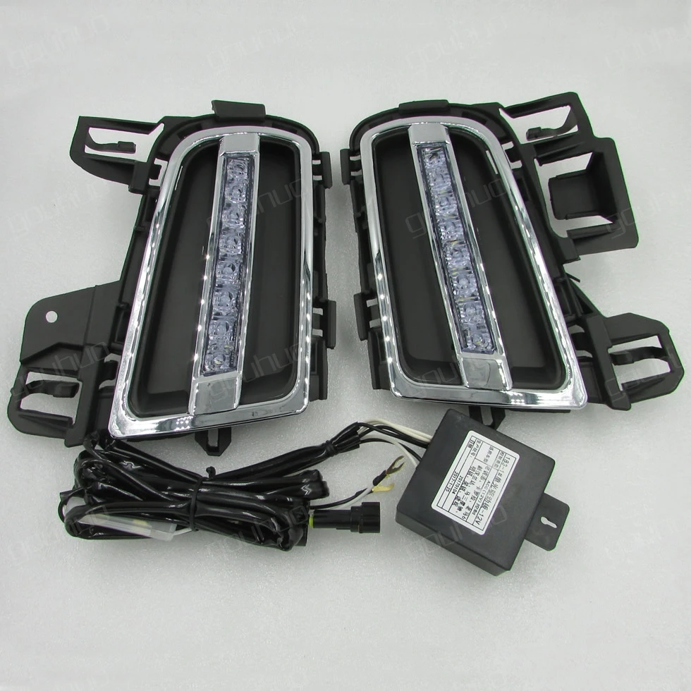 

for Mazda 6 06-09 lamp LED daytime running lights M6 Fog lamps modified with line 2pcs