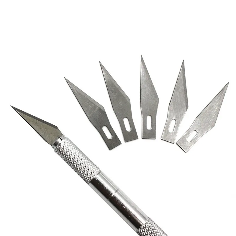 9 лезвия для резьбы по дереву инструменты фрукты еда ремесло скульптурный гравировальный нож скальпель Режущий инструмент для домашнего творчества PCB ремонт