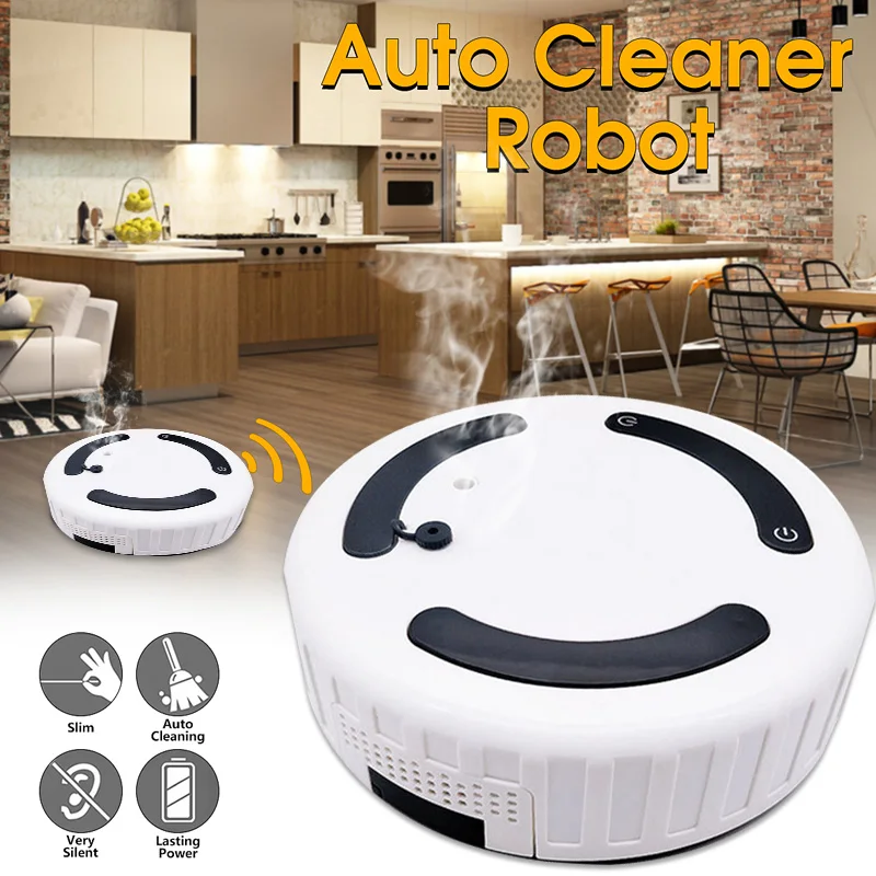 

3 in 1 Multi-function Smart Sweeping Robot Vacuum Sweeping + Mopping + Humidifier Floor Dust Hair Automatic Cleaner Smart Home