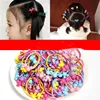 50 unids/lote de dibujos animados estrellas bonitas niños Pelo elástico banda de caucho de bandas de cola de caballo titular elástico sombreros accesorios para el cabello niñas ► Foto 3/6