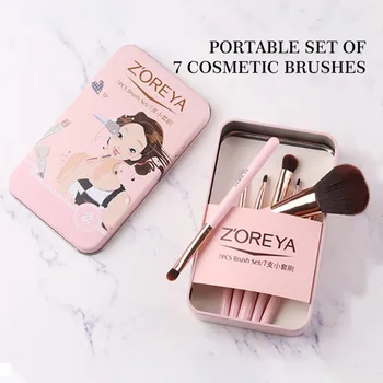 

7pcs Professional Makeup Brush Set For Highlighter Foundation Lip Eye Brush Shadows Makeup Brushes