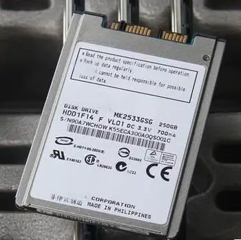 

New MK2533GSG 250G 5400rpm 16M Buffer 1.8inch Micro sata Hard disk drive For Laptop HP 2530P 2540P 2730P 2740P XT1 XT2