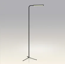 Modern Simple 5W LED font b Smart b font Standing Lamp Floor Lamp Dimmable Touch Black