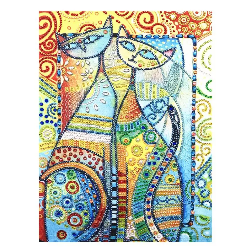 

Cat 5D Special Shaped Diamond Painting Embroidery Needlework Rhinestone Crystal Cross Craft Stitch Kit DIY