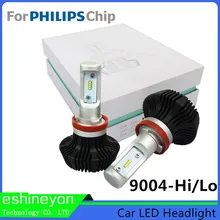60W 8000LM High Power Car Auto LED Headlights Kit 9004 Hi/Lo Beam Auto Fog Lights For Philips-ZES Chips 6000K White Super Bright