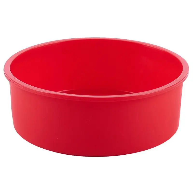 

DIY Mold Round Silicone Cake Pastry Fondant Birthday Tray 17.5cm