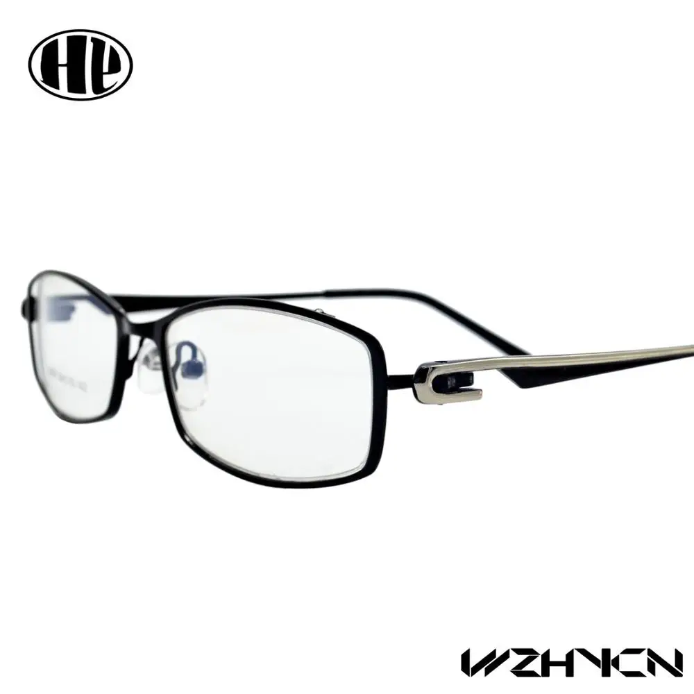 Новинка унисекс oculos прозрачные линзы классические gafas высококачественные металлические очки женские оправа для мужских очков многоцветные - Цвет оправы: Черный