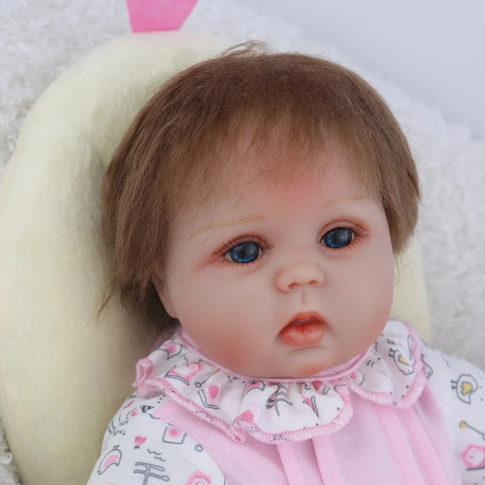 NPKDOLL Reborn Baby Doll 45 см Рождественский подарок для девочек 17 дюймов ребенок живой мягкая Курица Игрушки для девочек Прекрасный Bebe Reborn