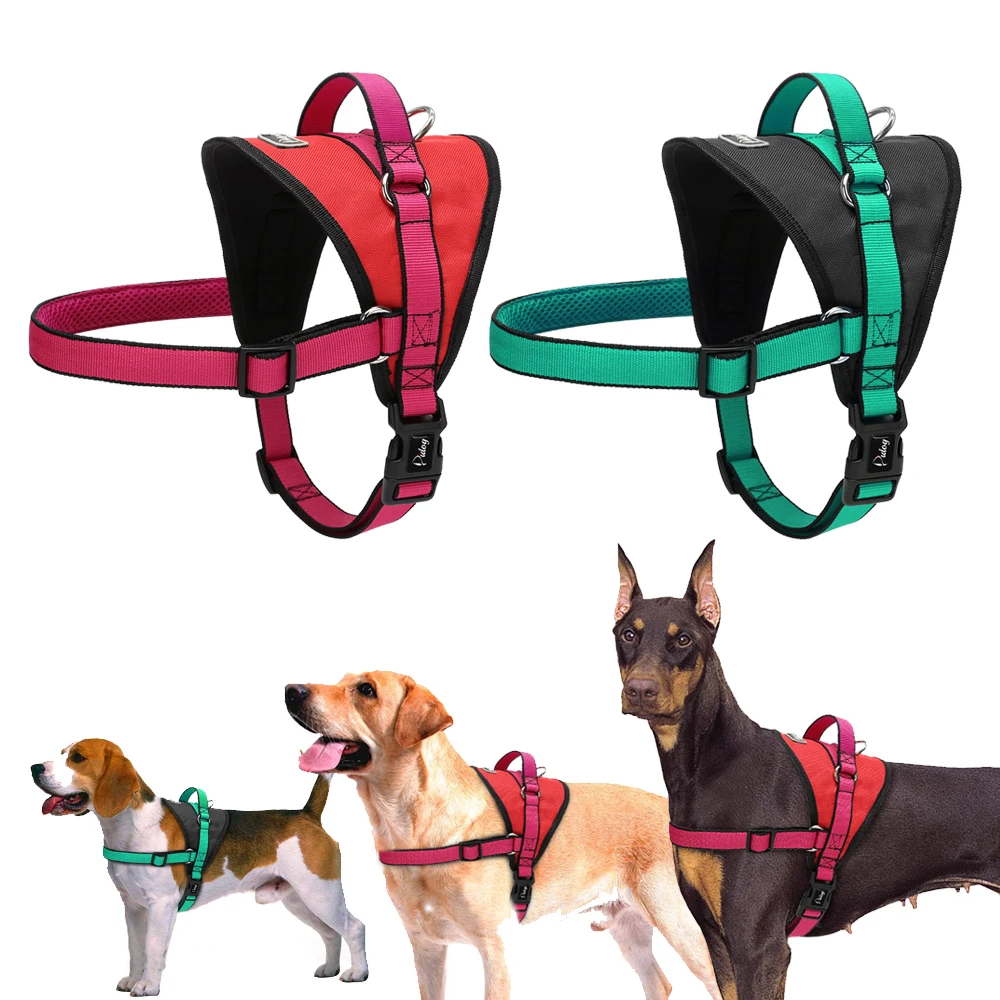 Durable Dog Harness Nylon Breathable Step in Walking Pet Mesh Harnesses