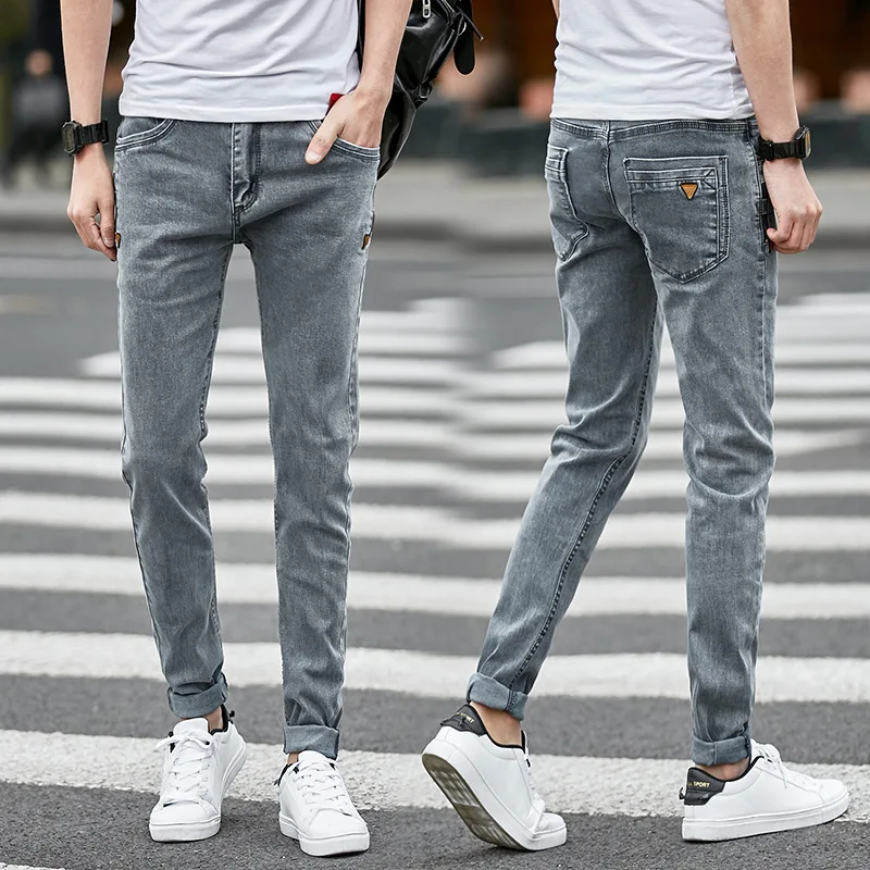 Meilleur 13 Style Design Denim jean maigre hommes en détresse nouveau 2019 printemps automne vêtements de bonne qualité