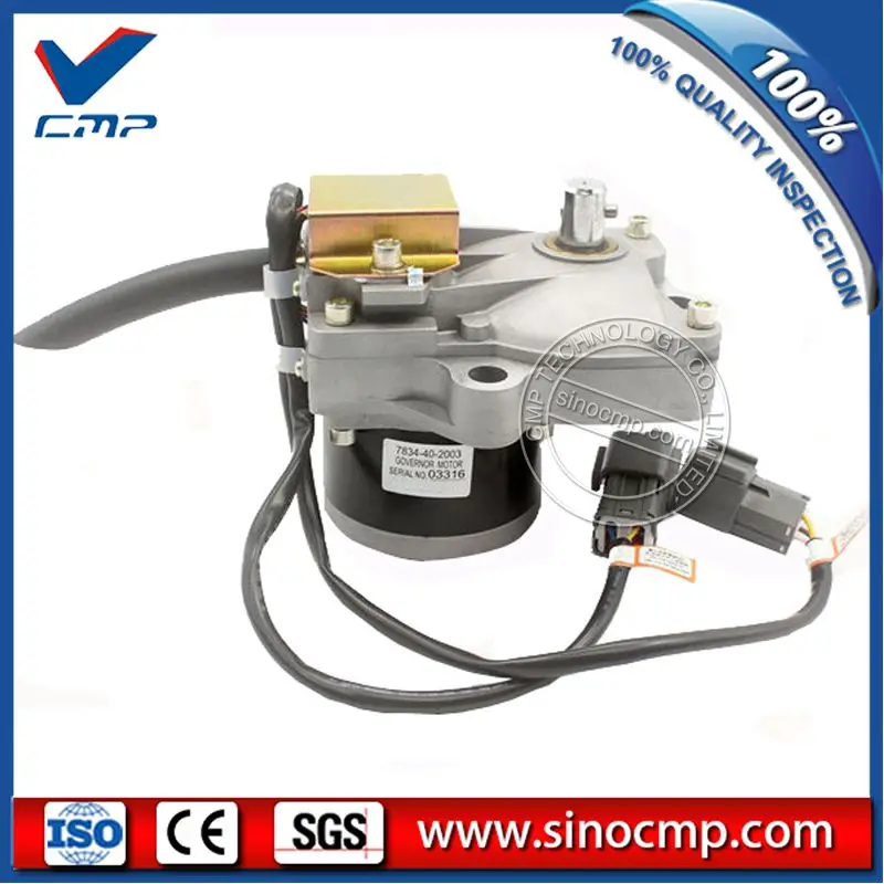 

PC-6 6D102 Actuator 7834-40-2007 7834-40-2000 Throttle Motor for Komatsu Excavator
