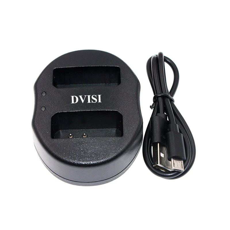 

DVISI 1Pc LP-E10 Dual USB Charger for LPE10 E10 for Canon KISS X50 X70 EOS 1100D 1200D 1300D T3 1100D 1200D Rebel T5