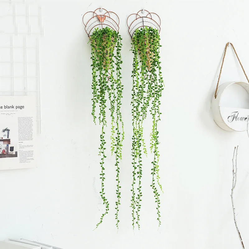 

Artificial wall hanging Plants vines Lovers tears wall hangings Office wall hanging basket decoration wall hanging flower ADS004