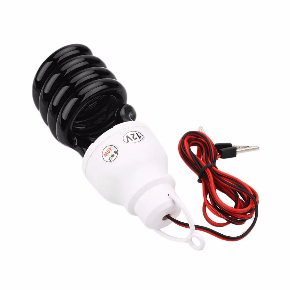 DC12V 40 W 36 W 20 W 15WUV ультрафиолетовые люминесцентные лампа ж/клип энергосберегающие посылка в комплекте