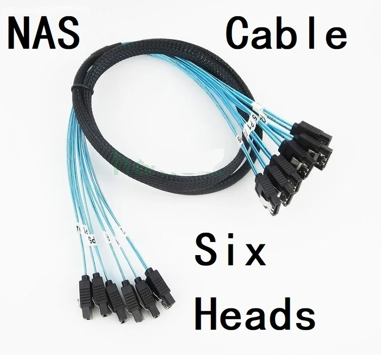 

Server SAS Cable High quality SATA 3 6Gbps X 6 High speed Serial port Data line