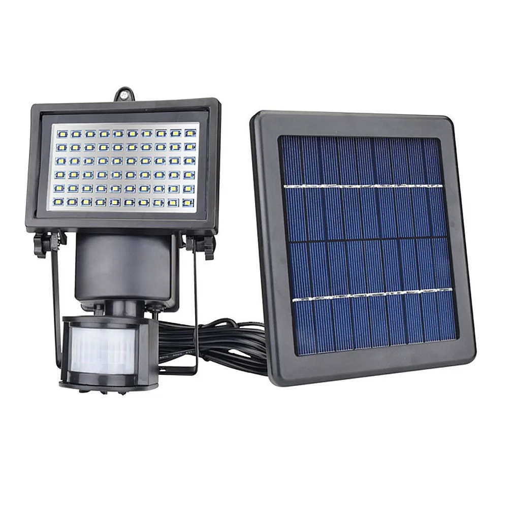Movido a Energia Solar ao ar Levou as Luzes do Jardim Corpo do Sensor de Movimento Livre Leds Solar Lâmpada Lâmpadas Holofotes Energia 60 Pir 10 Lâmpadas solares