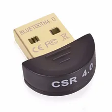 Мини CSR 4,0 USB bluetooth-адаптер, приемник передатчик беспроводной ключ со встроенной антенной и позолоченным разъемом
