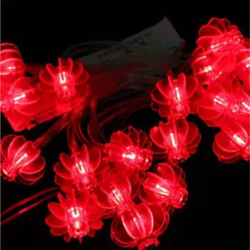 

10leds 8Leds Red Lantern String Lights For New Year Spring Festival Event Party Light Decoration Portable Battery Powered