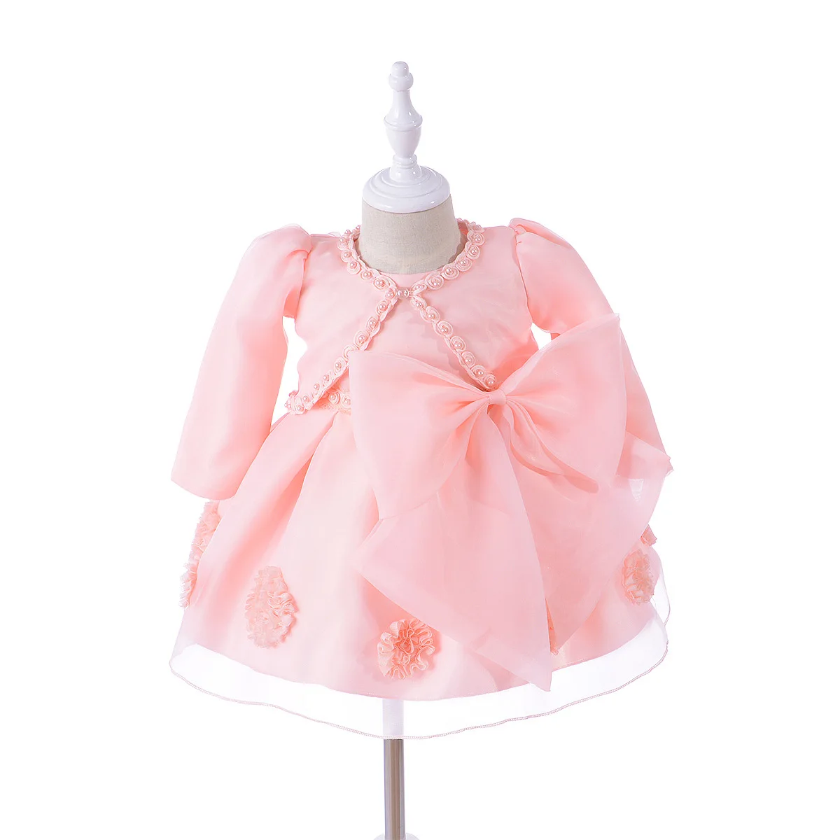 Хлопковый кардиган для маленьких девочек, свитер для малышей 1 и 2 лет, одежда для малышей весенний шаль, одежда для девочек 165002