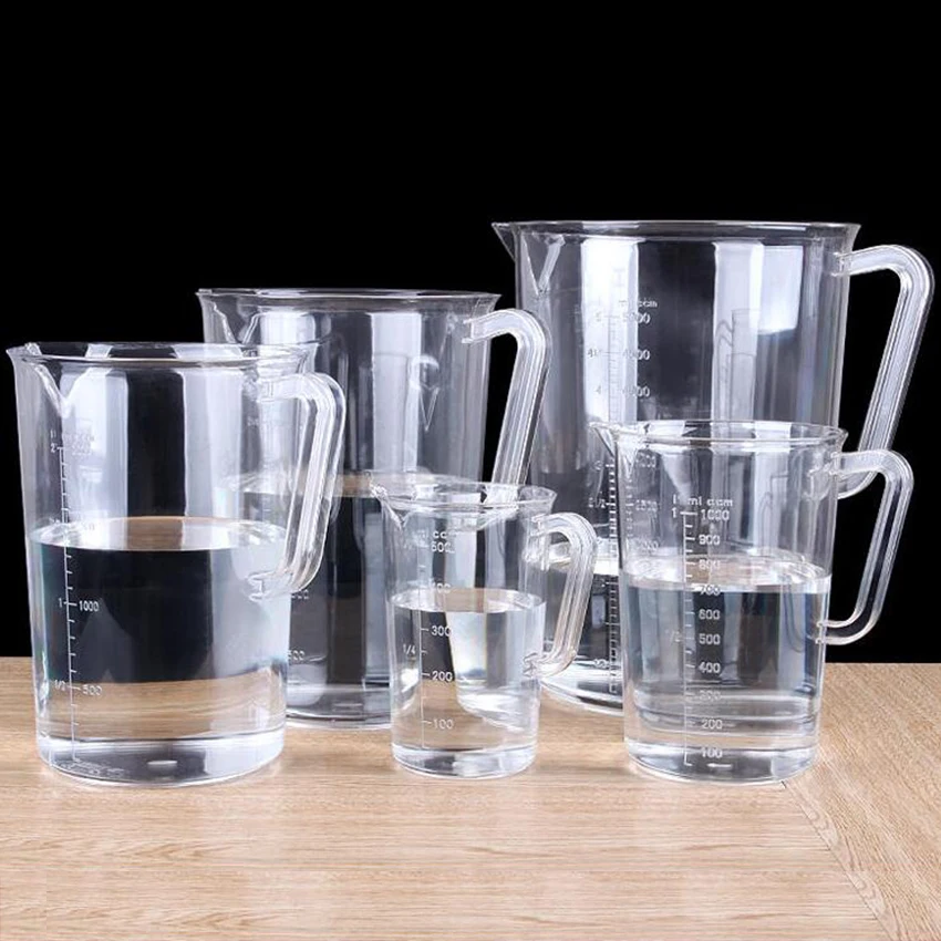 

500/2000/3000/5000 ML Plastic Measuring Cup Jug Pour Spout Surface Kitchen Tool Supplies Measure for Cooking Tool