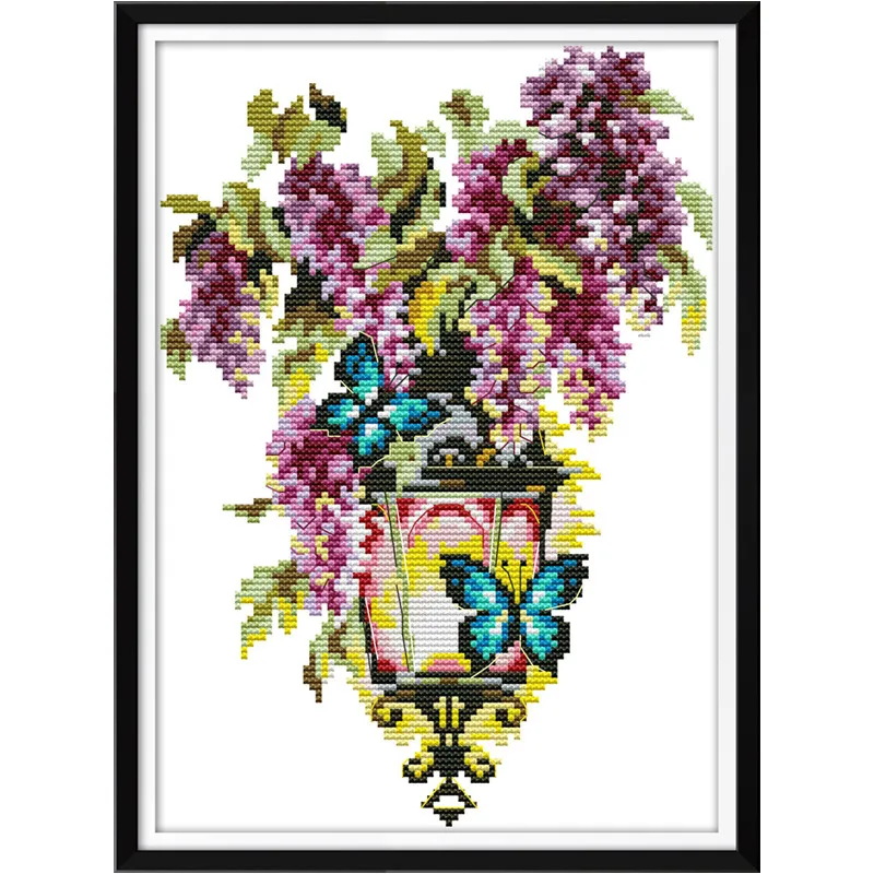 Chinese Cross Stitch Scenery DIY Counted Cross Stitch Sets Kits For Needlework Embroidery Needles Home Decoration