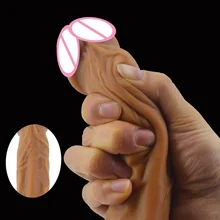 Soft Silicone Dildo Realistic Suction Cup Huge Dildo Male Artificial Penis Dick Female Masturbator Adult Sex Toys for Women sex shop soft silicone small realistic dildo male artificial penis cock with suction cup sex product for women adult game toys