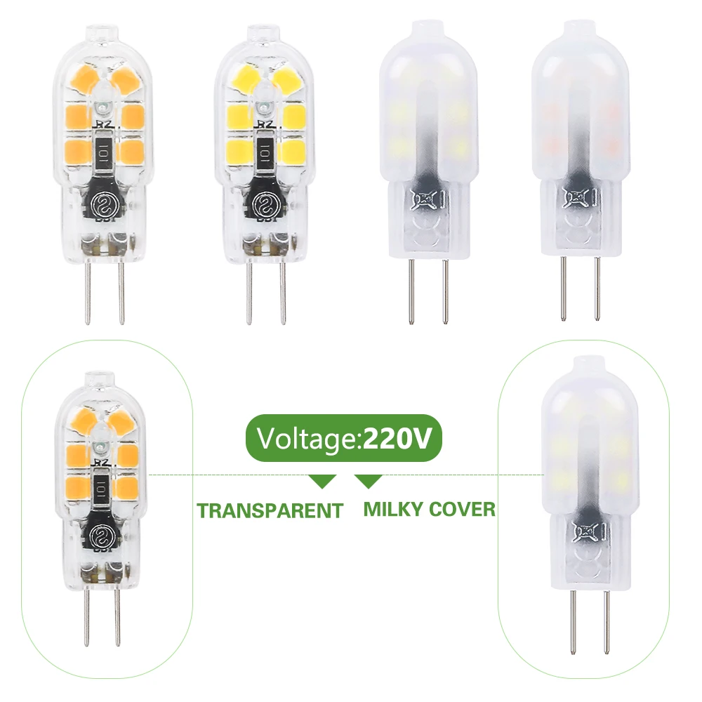 AC 220 V Мини G4 G9 светодиодный Светодиодная лампа SMD 2835 прожектор для Люстра Замена 30