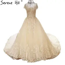 2019 новый стиль кристалл жемчуг кружево свадебное платье Роскошные свадебные платья Vestido De Noiva реальное изображение