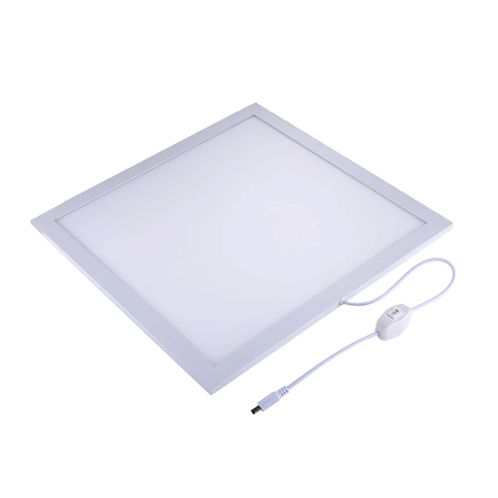 

PULUZ 1200LM LED Photography Shadowless Bottom Light Lamp Panel for 40cm Photo Studio Shooting Tent Box&No Polar Dimming US Plug