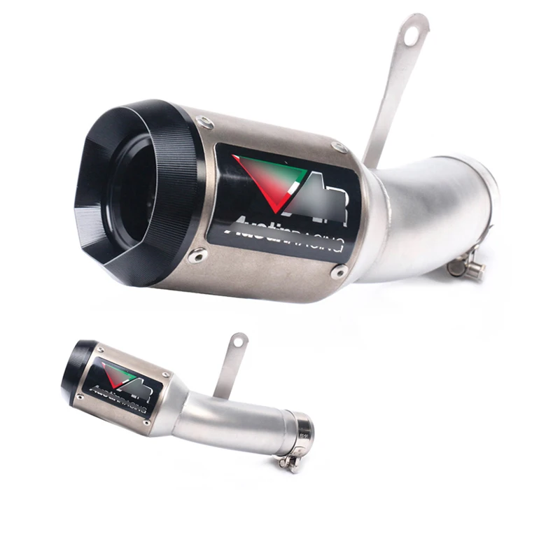 Para 2015 de 2016 BMS S1000RR de la motocicleta tubo de Escape de acero inoxidable 60mm cola escapar DB asesino Slip mediados medio enlace codo