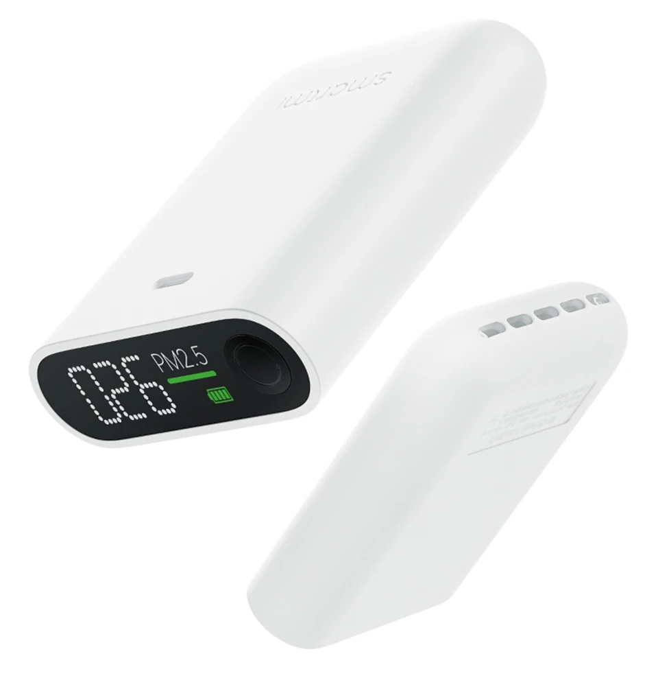 Original xiaomi mijia Zhimi PM2.5 detector air detector portable OLED screen air quality monitoring Smart home (3)