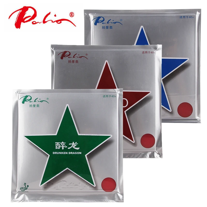 

1x Palio AMIGO HIDDEN DRUNKEN Emperor Dragon Pips-In Table Tennis 40+ Rubber With Sponge