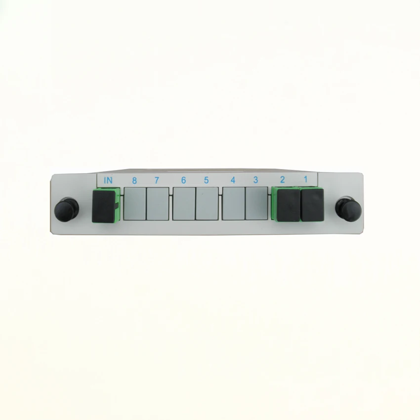 1x2 PLC сплиттер упаковка кассет с SC/UPC адаптер Высокое качество 10 шт