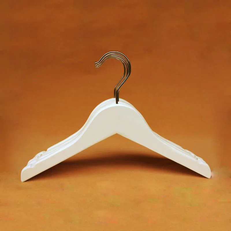 5pcs/lot 32cm Baby Wooden Hangers For Clothes Children Wood Hanger