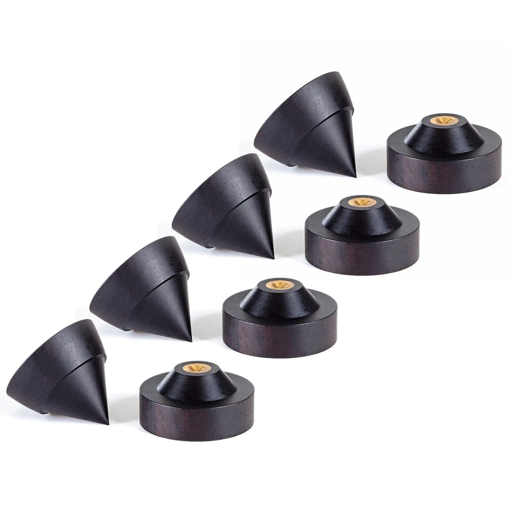 33 мм Ebony Wood Speaker Spike Pad громкий динамик коробка усилителя ударопрочная подставка