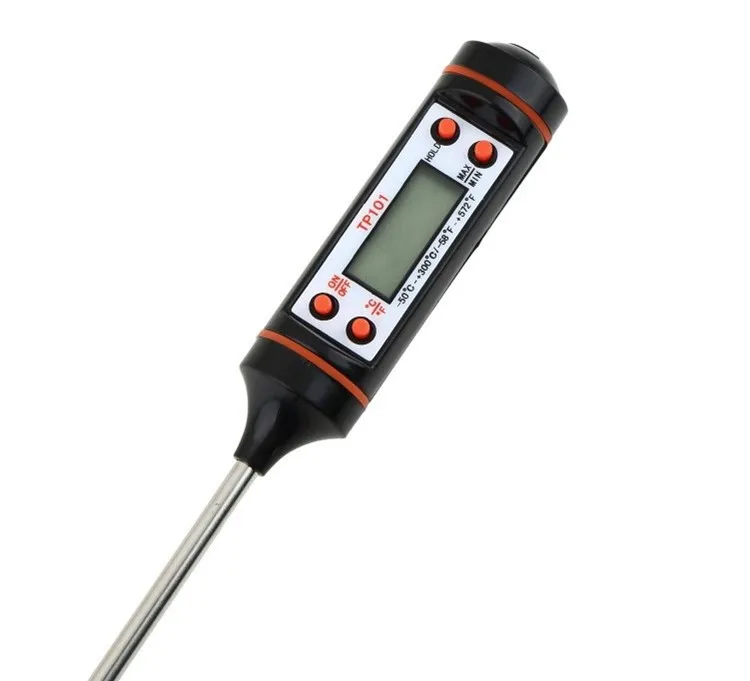 Термометр для выпечки масла пищевой термометр из нержавеющей стали зонд ручка структура термостойкие материалы инструменты для приготовления пищи RQX