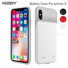 XGODY 3200 мАч умный чехол для Apple iphone X XS Мобильный Внешний Аккумулятор Чехол для зарядки для iphone X XS чехол для резервного зарядного устройства