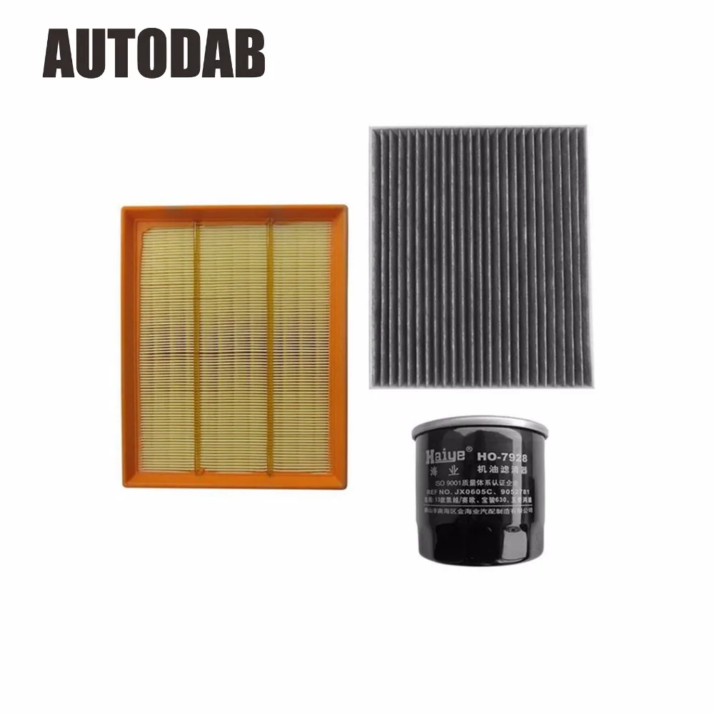 

High Quality filters for 2010-2014 Chevrolet sail 1.2L 1.4L air filter+oil filter+cabin filter