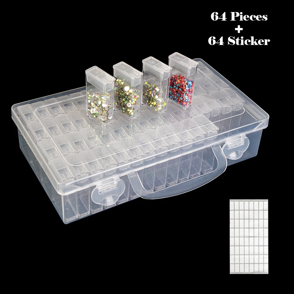 5d коробка для алмазной живописи, инструмент, пластиковые инструменты для хранения, набор для алмазной живописи, полный квадратный набор, аксессуары для вышивки, полный сверлильный стежок