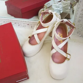 

2019 Limited New Hot Style Spot Japanese Baby Table Angle Shoes Lolita With Legs High Single Women's And Soft Version