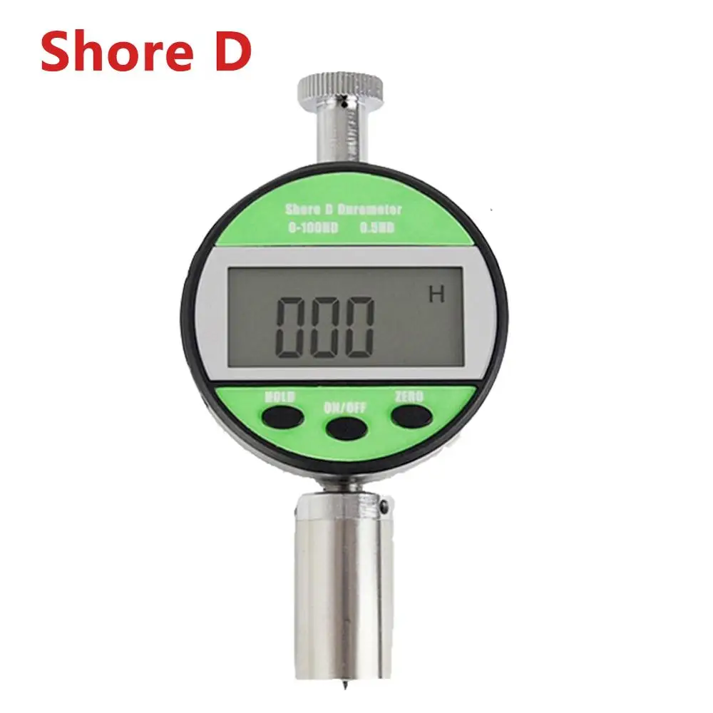Цифровой Измеритель Твердости 0-100HC lcd Shore C/D пенетрометр clerometer для пластиковой кожи резиновый мульти-смола - Цвет: Красный