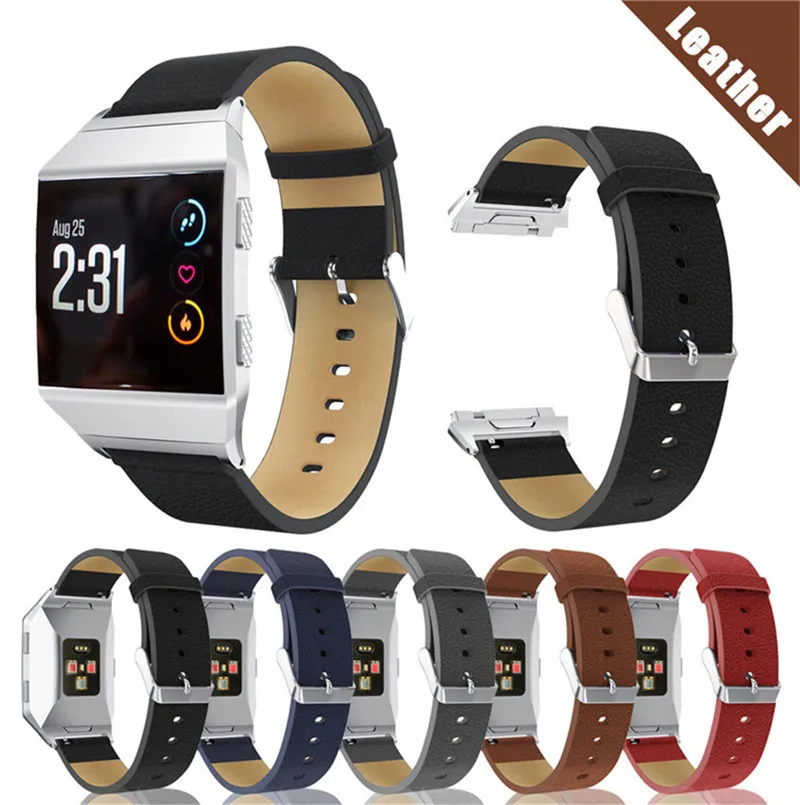 ionic leather strap