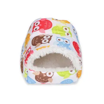 

Mini Hamster Warm Pad Sleeping Bed Nest Plush Soft Rabbit Guinea Pig House Small Animal Cage Winter