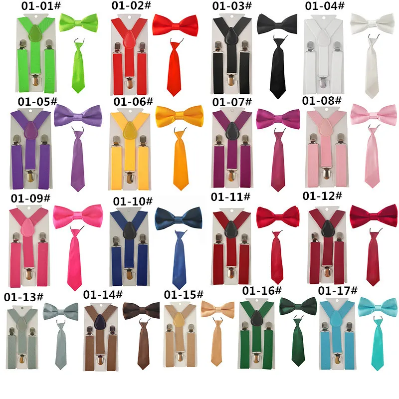 Новинка года; Модный комплект для мальчиков и девочек с регулируемой эластичной резинкой на спине; комплект с подтяжками для малышей; галстук-бабочка; Свадебный галстук; HHtr0001