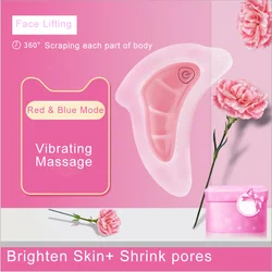 Crystal Dolphin Vibration Face Massager Facial Wrinkle Remover Microcurrent Guasha Scraping Tool Face Lifting Body Maasager Crystal Dolphin Vibration Face Massager Facial Wrinkle Remover Microcurrent Guasha Scraping Tool Face Lifting Body Maasager