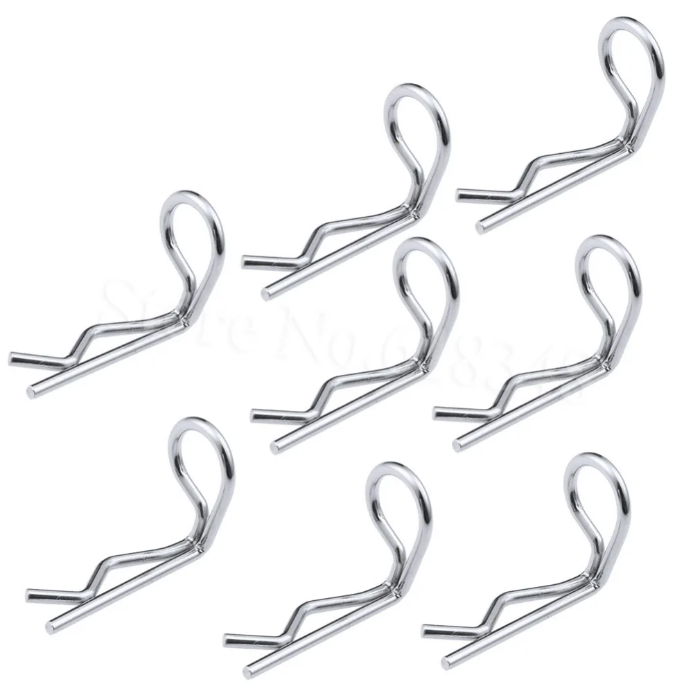Buy 20pcs Steel Body Clips 90 Degree Angle Pins For 1/10 Scale RC Car Parts