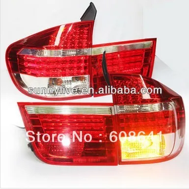 X5 E70 LED Tail font b Light b font Rear Lamp For BMW Red White Color