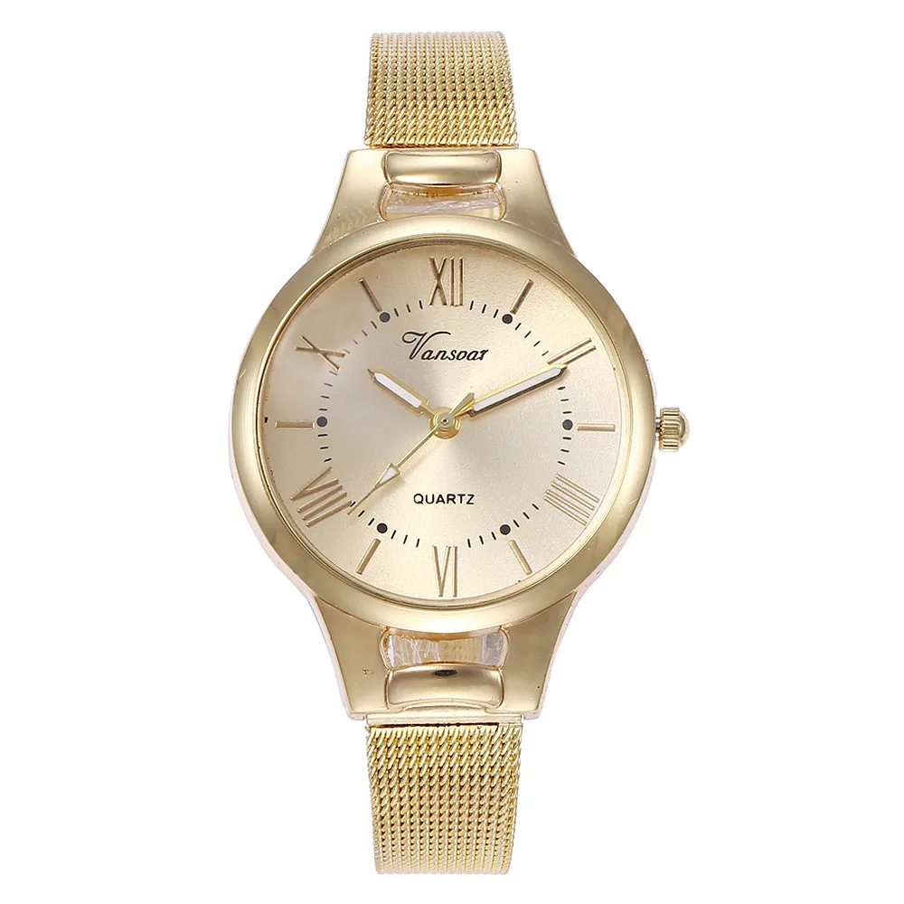 

Women Watches Leisure Luxury Stainless Steel Mesh Belt Ladies Quartz Wrist watches Best Selling Brand Fashion Gift Clock Zegarek